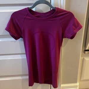 Lululemon Athletica Berry Short Sleeve Tee